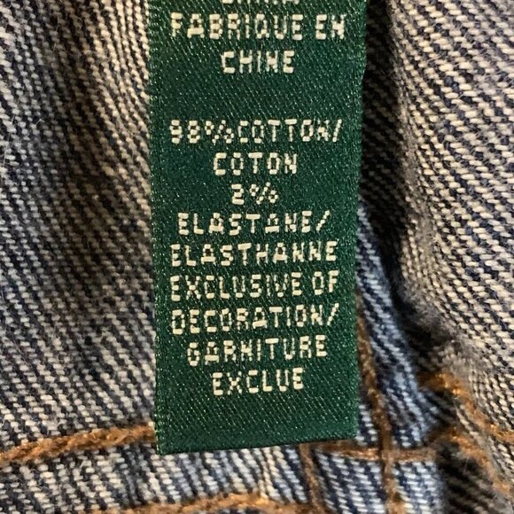 Lauren Jeans Premium Women's‎ Classic Straight Mid Rise Stretch Jeans Size 8 - Picture 9 of 13